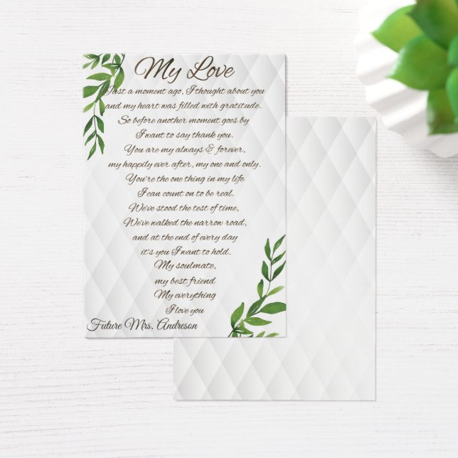 Cartas a mi futuro esposo (Escritorio)