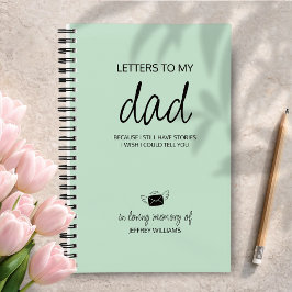 Cartas a mi padre Diario de duelo en verde menta