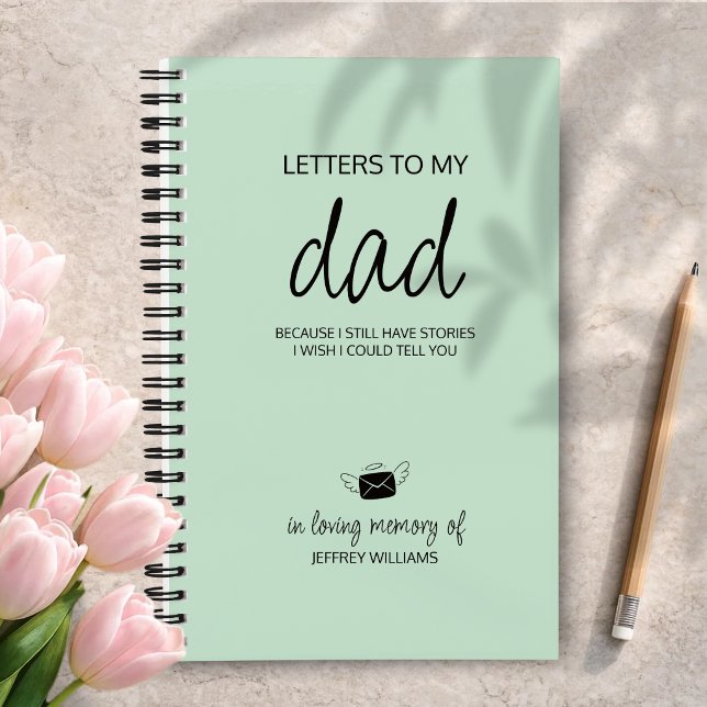 Cartas a mi padre Diario de duelo en verde menta (Subido por el creador)