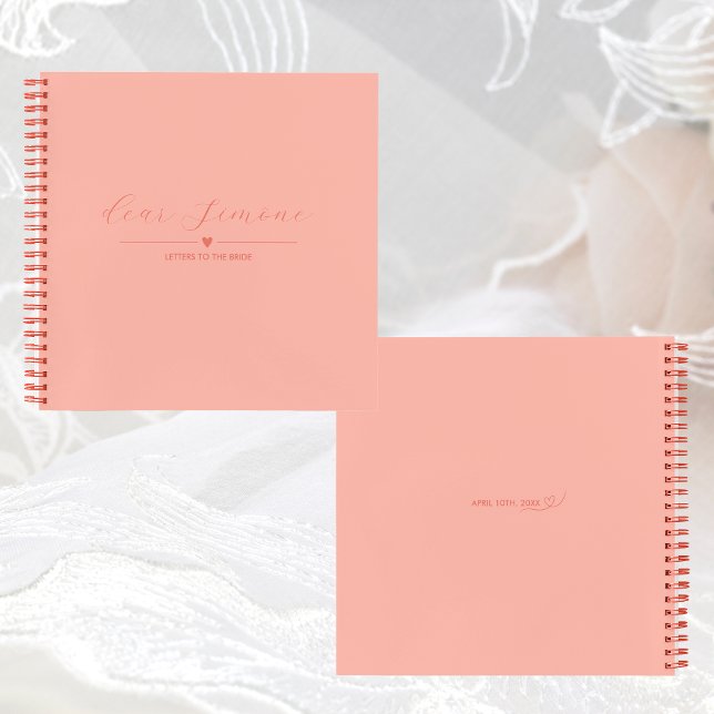 Cartas al libro de invitados de novias | Coral cla (Subido por el creador)