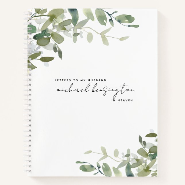 Cartas al marido en el diario Heaven Grief (Anverso)