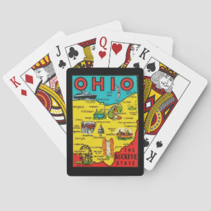 Cartas Baraja Clásica de Mapas de Ohio
