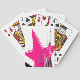 Cartas Baraja de estrellas rosadas