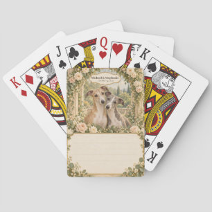 Cartas Baraja de firmas para libro de invitados de boda W