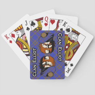 Cartas Baraja de Tartán del Clan Escocés Elliot