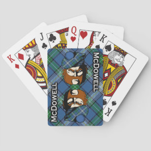Cartas Baraja de Tartán del Clan Escocés McDowell