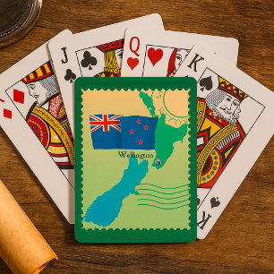 Cartas Baraja Mapa De Nueva Zelanda