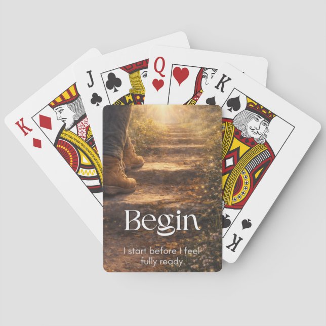 Cartas Baraja Motivacional para Soñadores y Buscadores de (Reverso)