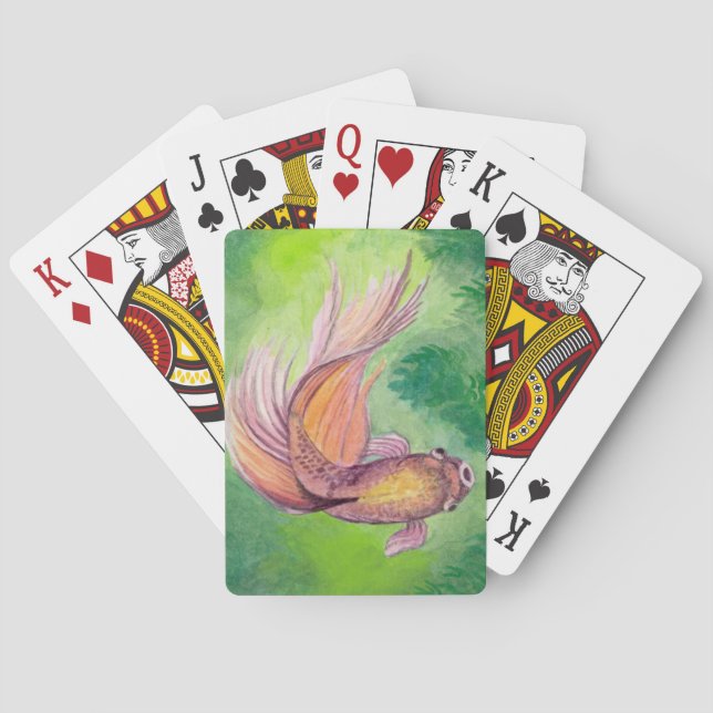 Cartas Betta Fish Jugando (Reverso)