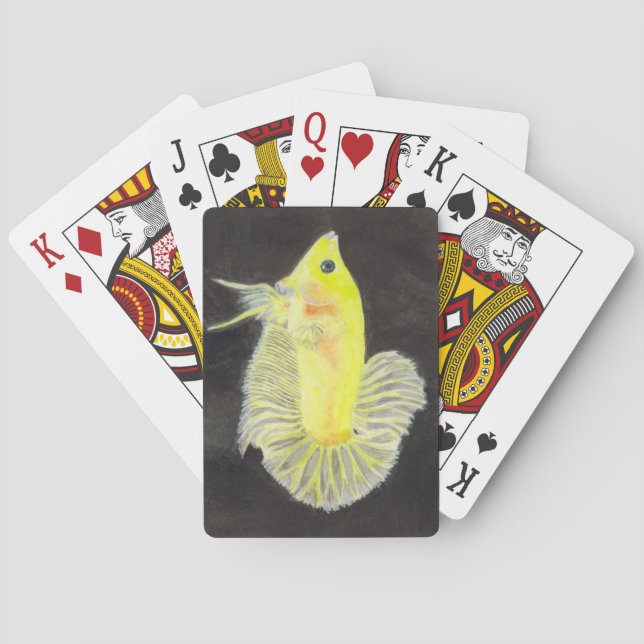 Cartas Betta Fish Jugando (Reverso)