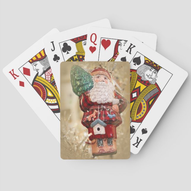 Cartas clásicas con Santa antiguo (Reverso)