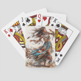 Cartas clásicas de bailarín nativo americano