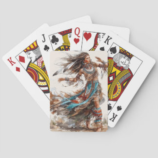 Cartas clásicas de bailarín nativo americano