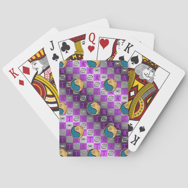 Cartas clásicas de Cancer y Jabalí de Fuego (Reverso)
