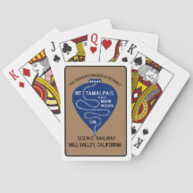 Cartas Clásicas de Juego 1911 Ferrocarril Más Tram