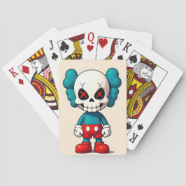Cartas Clásicas de Juego con Personaje de Calavera