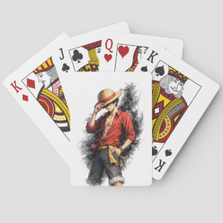 Cartas clásicas de juego de aventuras de sombrero 