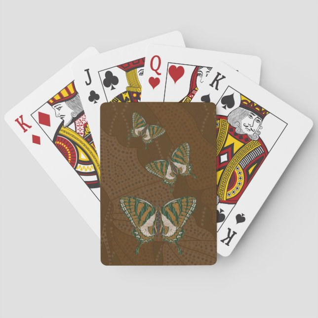 Cartas Clásicas de Juego de Swallowtail Aborigen (Reverso)