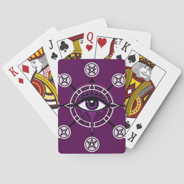 Cartas clásicas de juego de terror (Reverso)