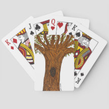 Cartas Clásicas de Juego del Árbol Retorcido