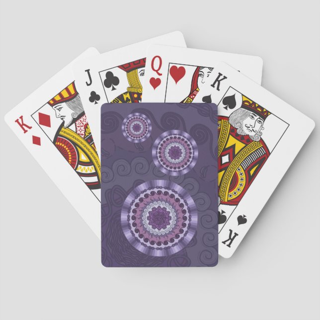 Cartas Clásicas de Juego Wind Mandala (Reverso)