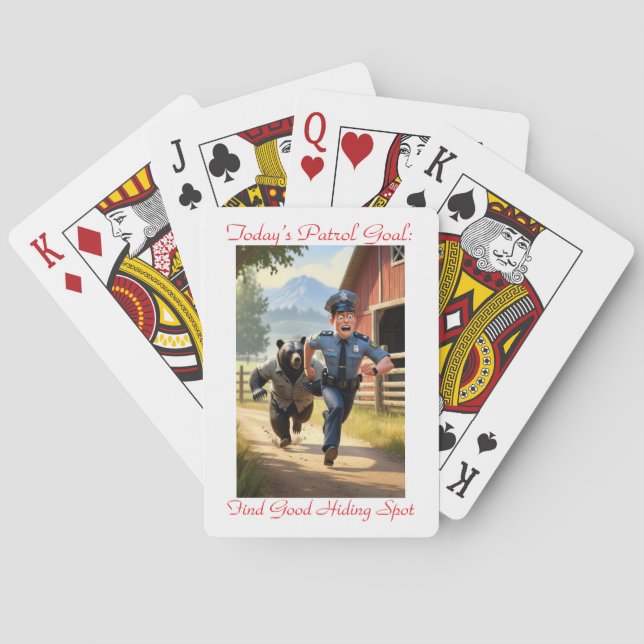Cartas clásicas de pánico de patrulla (Reverso)
