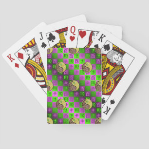 Cartas clásicas de Virgo y Gallo de Metal