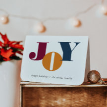 Cartas coloridas júbilo festividad tarjeta de feli