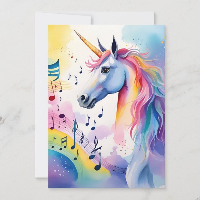 Cartas de agradecimiento a las Unicornios musicale (Anverso)