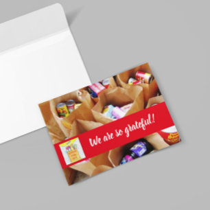 Cartas de agradecimiento al banco de alimentos Cha