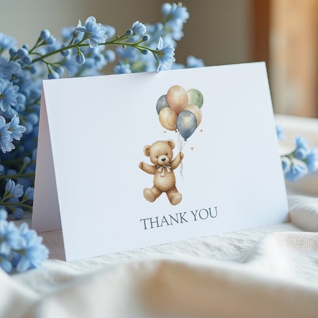 Cartas de agradecimiento de Baby Shower de Teddy B (Subido por el creador)