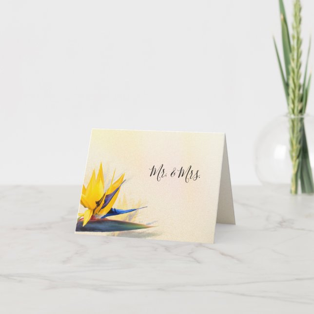 Cartas de agradecimiento del Personalizado de pája (Anverso)
