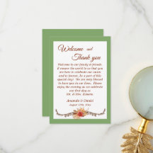 Cartas de agradecimiento por día de bodas