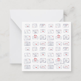 Cartas de amor directamente desde la tarjeta plana