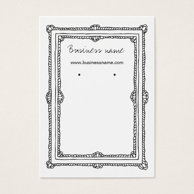 Cartas de anclaje de fondo de marco oscuro de cart (Frente)