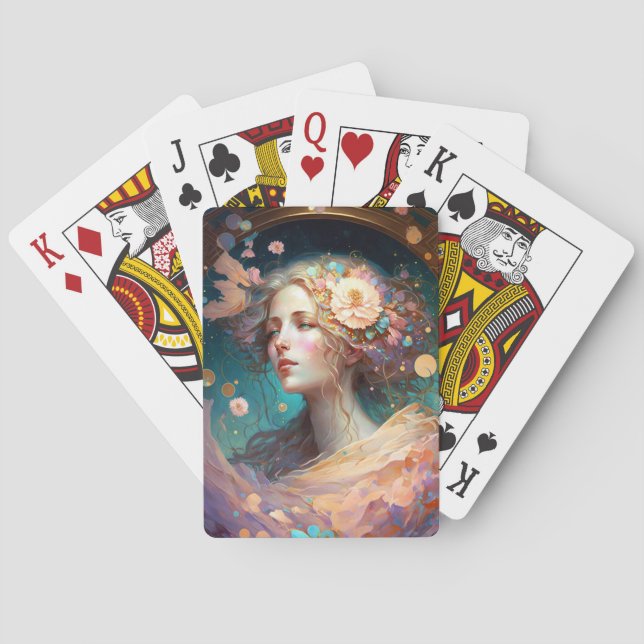 Cartas de arte de fantasía de diosa (Reverso)