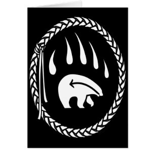 Cartas de arte de oso Personalizado de tarjetas de