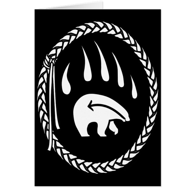 Cartas de arte de oso Personalizado de tarjetas de (Frente)