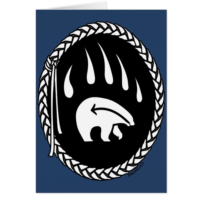 Cartas de arte de oso Personalizado de tarjetas de (Frente)