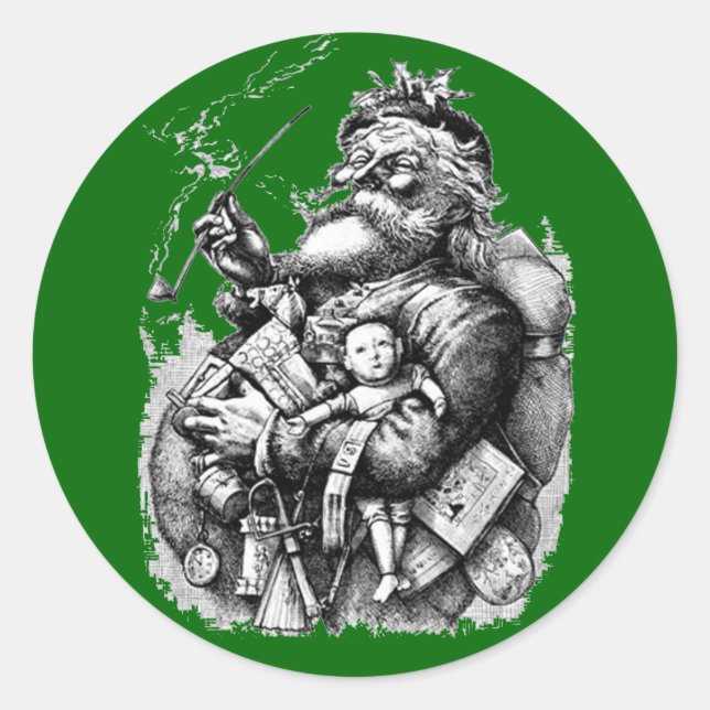 Cartas de arte de San Nick, postales, Pegatinas (Anverso)