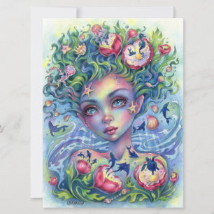 Cartas de arte marítimo de Ocean Eyes Mermaid Fant