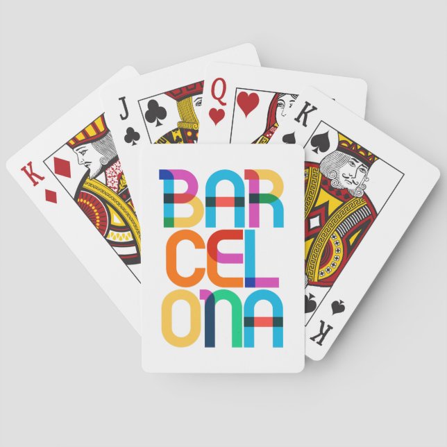 Cartas de arte pop de España en Barcelona (Reverso)