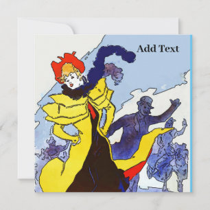 Cartas de bailarina francesas antiguas