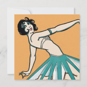 Cartas de bailarina francesas antiguas