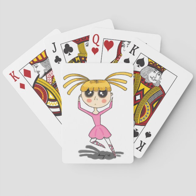 Cartas de Ballerina Jugando (Reverso)