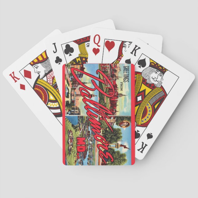Cartas de Baltimore MD (Reverso)