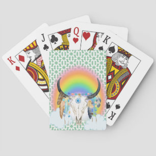 Cartas de Boho Buffalo Rainbow