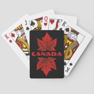 Cartas de Canadá para jugar tarjetas de recuerdo p