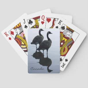 Cartas de Canadá para jugar tarjetas de recuerdo p