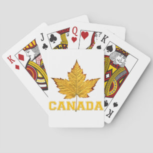 Cartas de Canadá para jugar tarjetas de recuerdo p